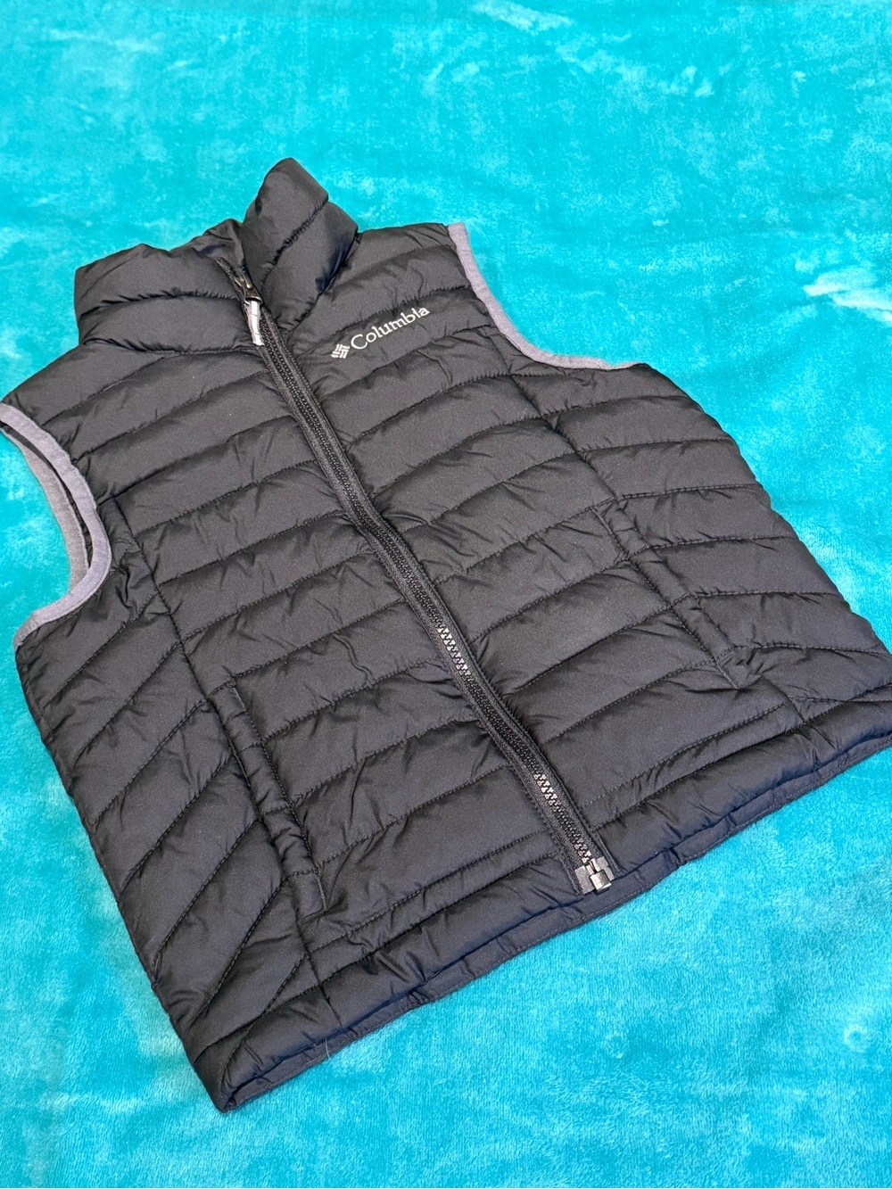 Columbia Kids Black Quilted Puffer Vest - Size XXS (4/5)